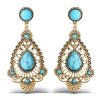 3794-turquoise-stone-filigree-earrings-2.jpg Turquoise Stone Filigree Earrings