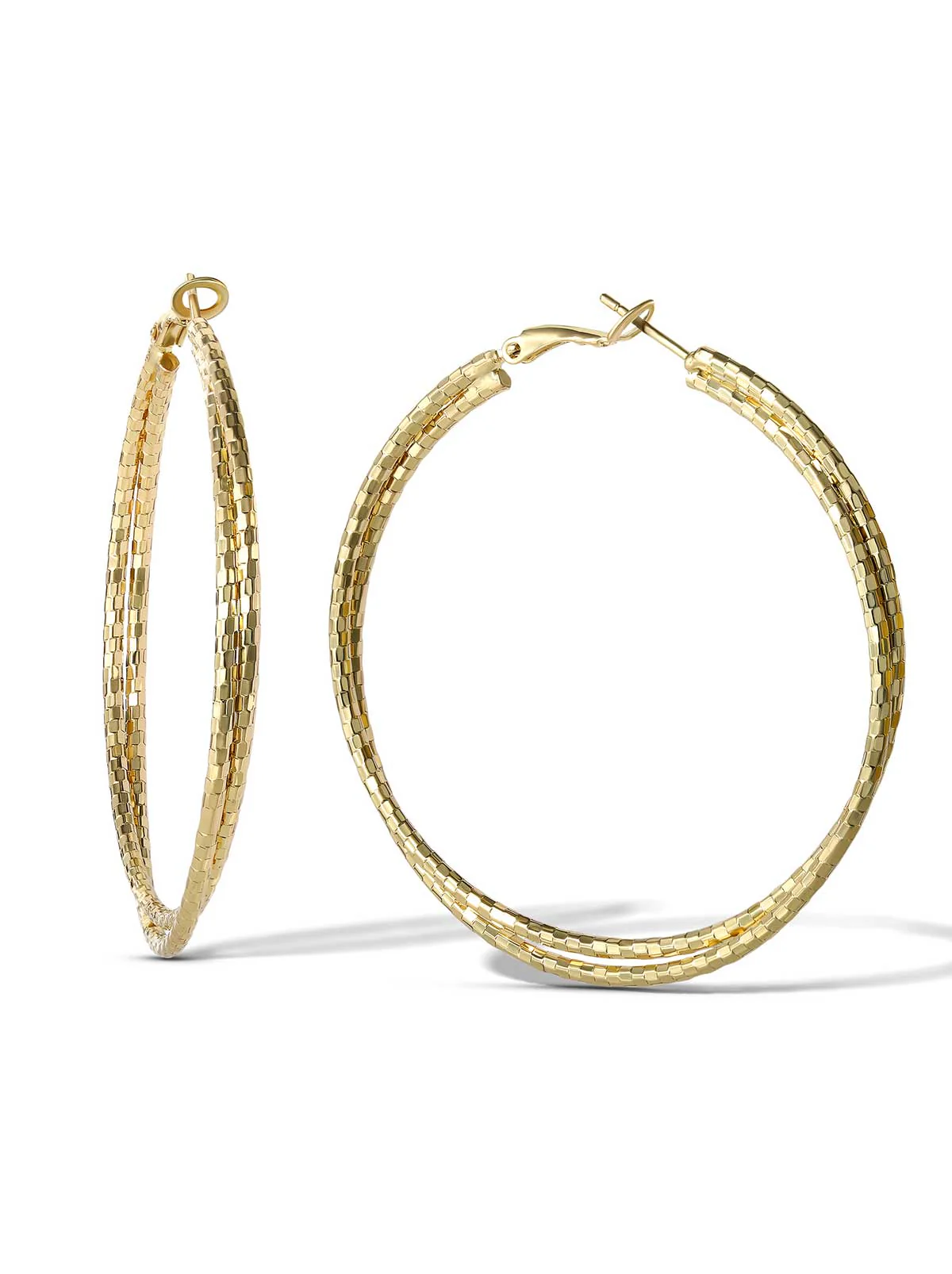 3795-double-hoop-faceted-earrings-2.webp Double Hoop Faceted Earrings
