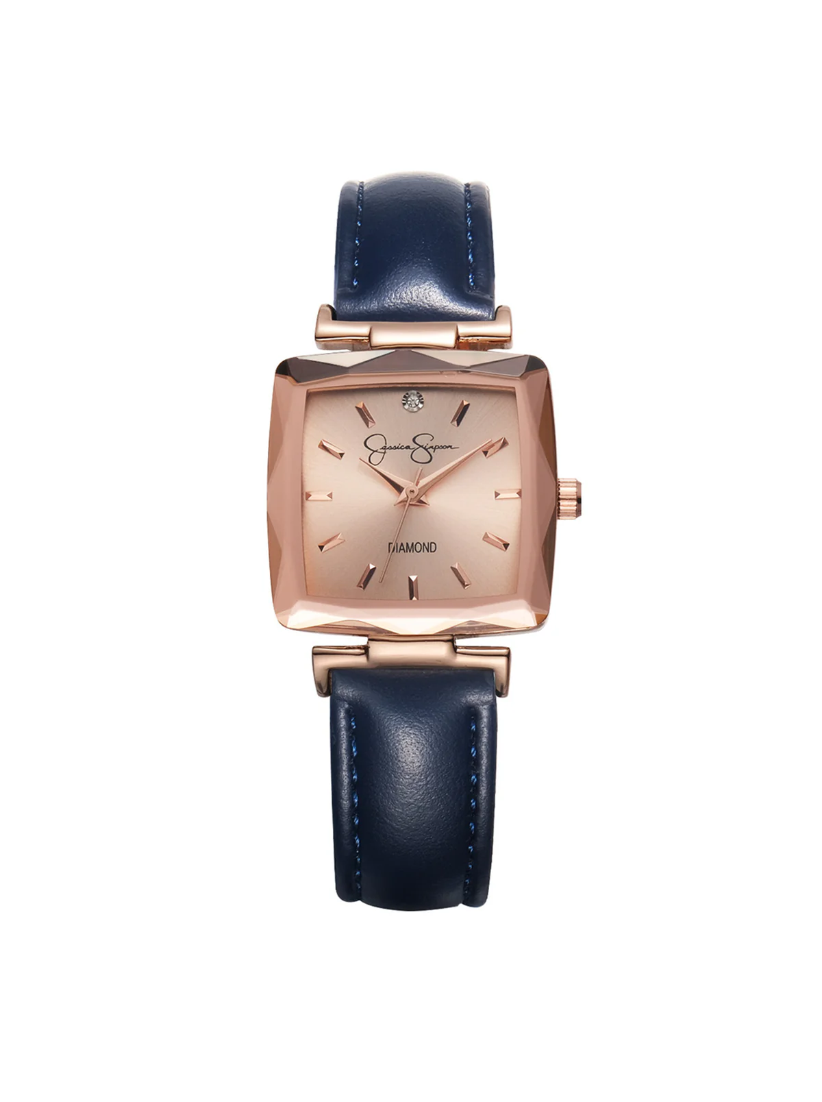 3808-cushion-case-strap-watch-in-rose-gold-tone-1.webp Cushion Case Strap Watch in Rose Gold Tone