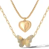 3821-butterfly-heart-layered-necklace-1.webp Butterfly Heart Layered Necklace