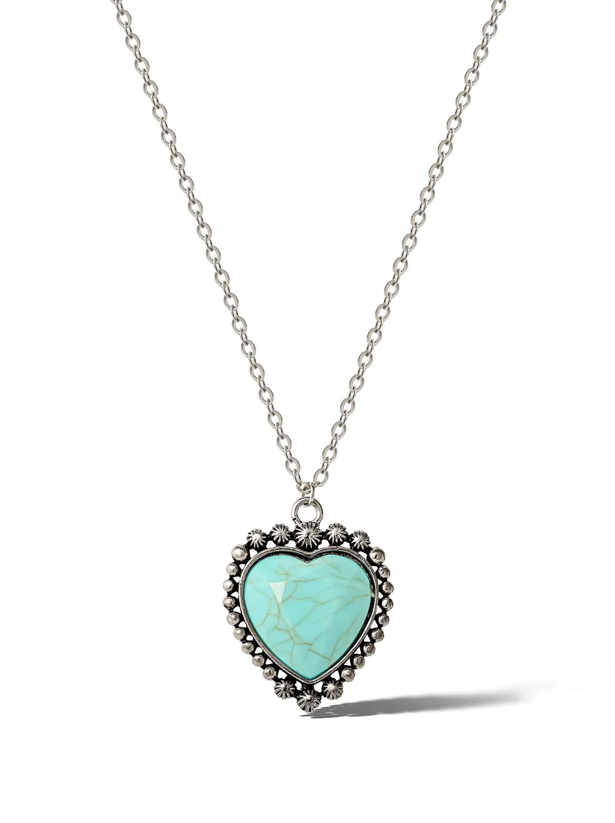 Turquoise Heart Necklace