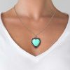 Turquoise Heart Necklace