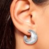 3848-chunky-silver-hoop-earrings-3.jpg Chunky Silver Hoop Earrings