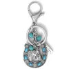 Turquoise Horse Shoe Keychain