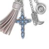 3864-turquoise-silver-charms-keychain-2.jpg Turquoise Silver Charms Keychain
