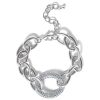 Bold Silver Link Bracelet