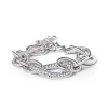 Bold Silver Link Bracelet