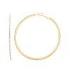 3883-gold-tone-crystal-pave-hoop-earrings-1.webp Gold-Tone Crystal Pave Hoop Earrings