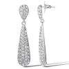 3885-silver-tone-pave-teardrop-dangle-earrings-1.webp Silver-Tone Pave Teardrop Dangle Earrings