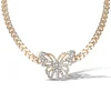 Butterfly Crystal Choker Necklace