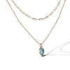 3904-layered-turquoise-gold-bead-necklace-1.webp Layered Turquoise & Gold Bead Necklace