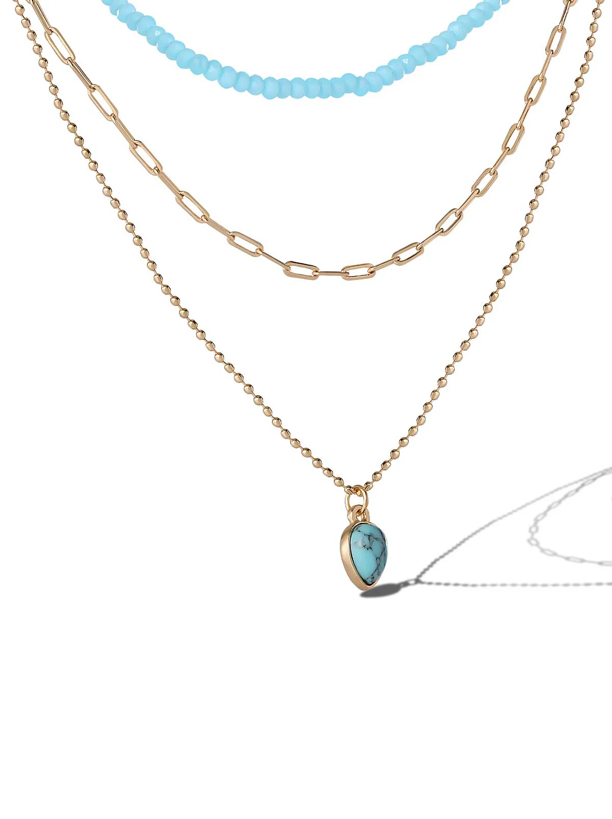 3904-layered-turquoise-gold-bead-necklace-1.webp Layered Turquoise & Gold Bead Necklace