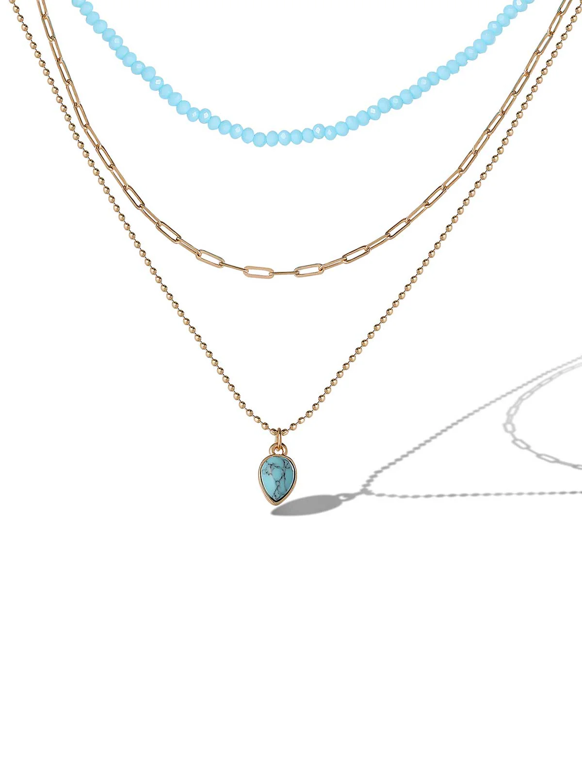 3904-layered-turquoise-gold-bead-necklace-3.webp Layered Turquoise & Gold Bead Necklace