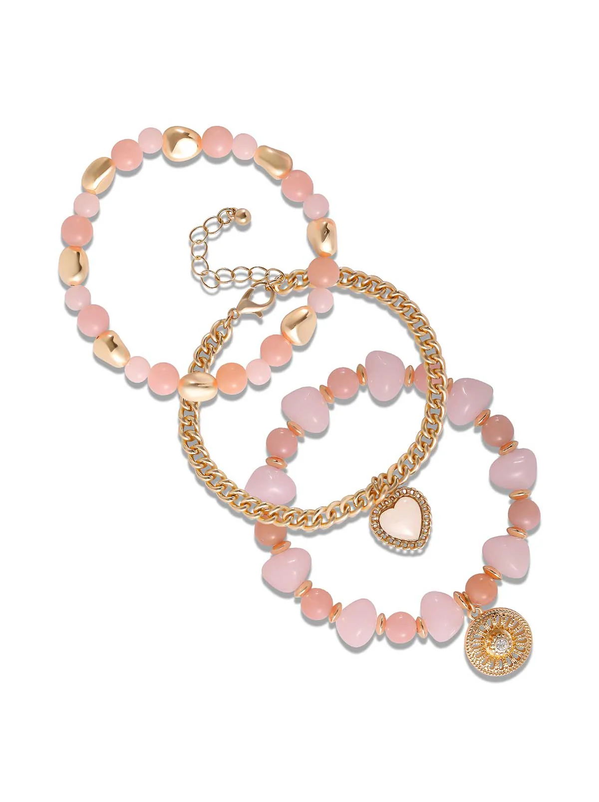 3908-gold-pink-beaded-bracelet-set-2.webp Gold & Pink Beaded Bracelet Set