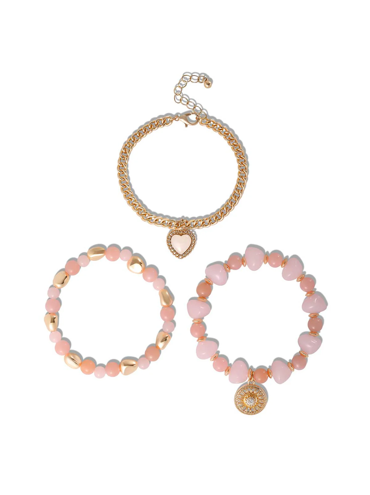 3908-gold-pink-beaded-bracelet-set-3.webp Gold & Pink Beaded Bracelet Set