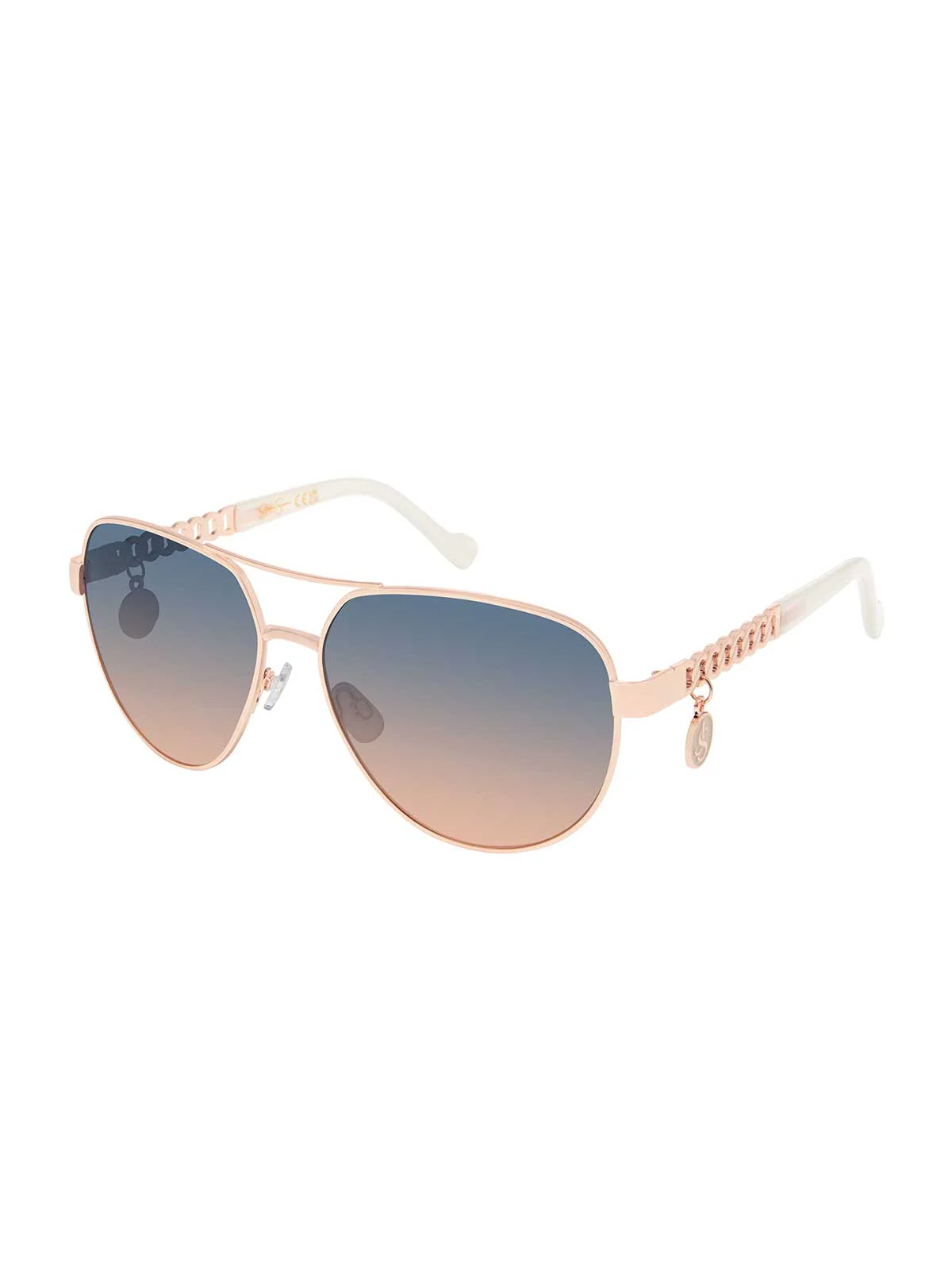 3927-chain-aviator-detail-sunglasses-in-rose-gold-1.webp Chain Aviator Detail Sunglasses in Rose Gold
