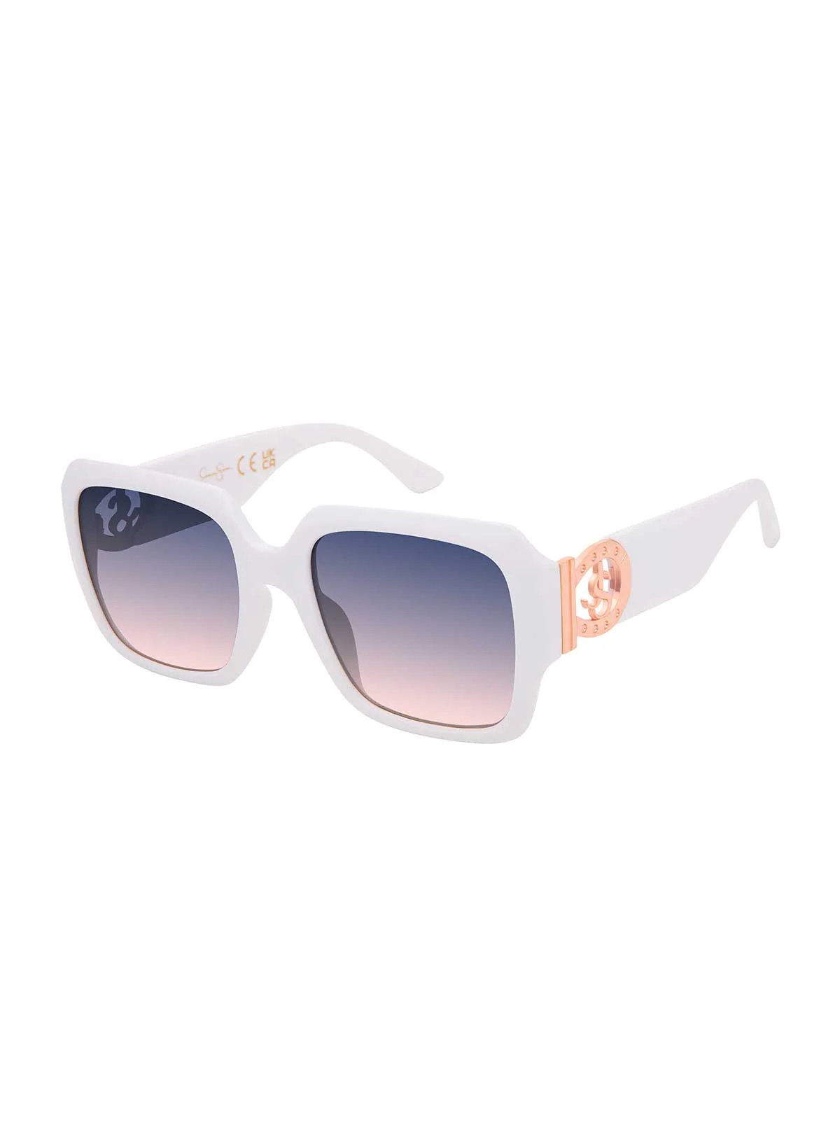 3957-bold-square-logo-sunglasses-in-white-1.webp Bold Square Logo Sunglasses in White