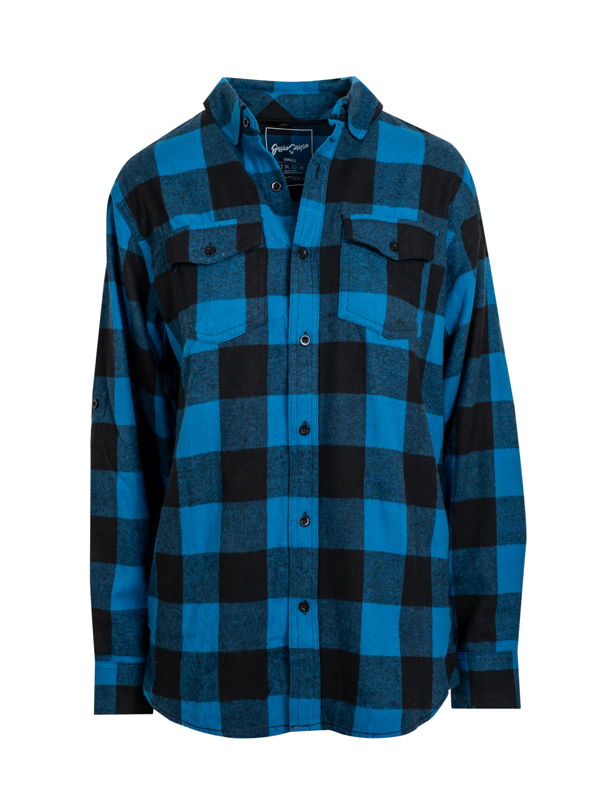 3976-blue-medium-blue-medium-variation-2.webp Exclusive Nashville Canyon Flannel Shirt in Blue