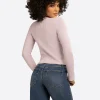JS Jessica Simpson Taira Top in Lavender Frost