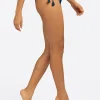 Crochet String Bikini Bottom in Dark Denim