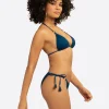Crochet String Bikini in Dark Denim
