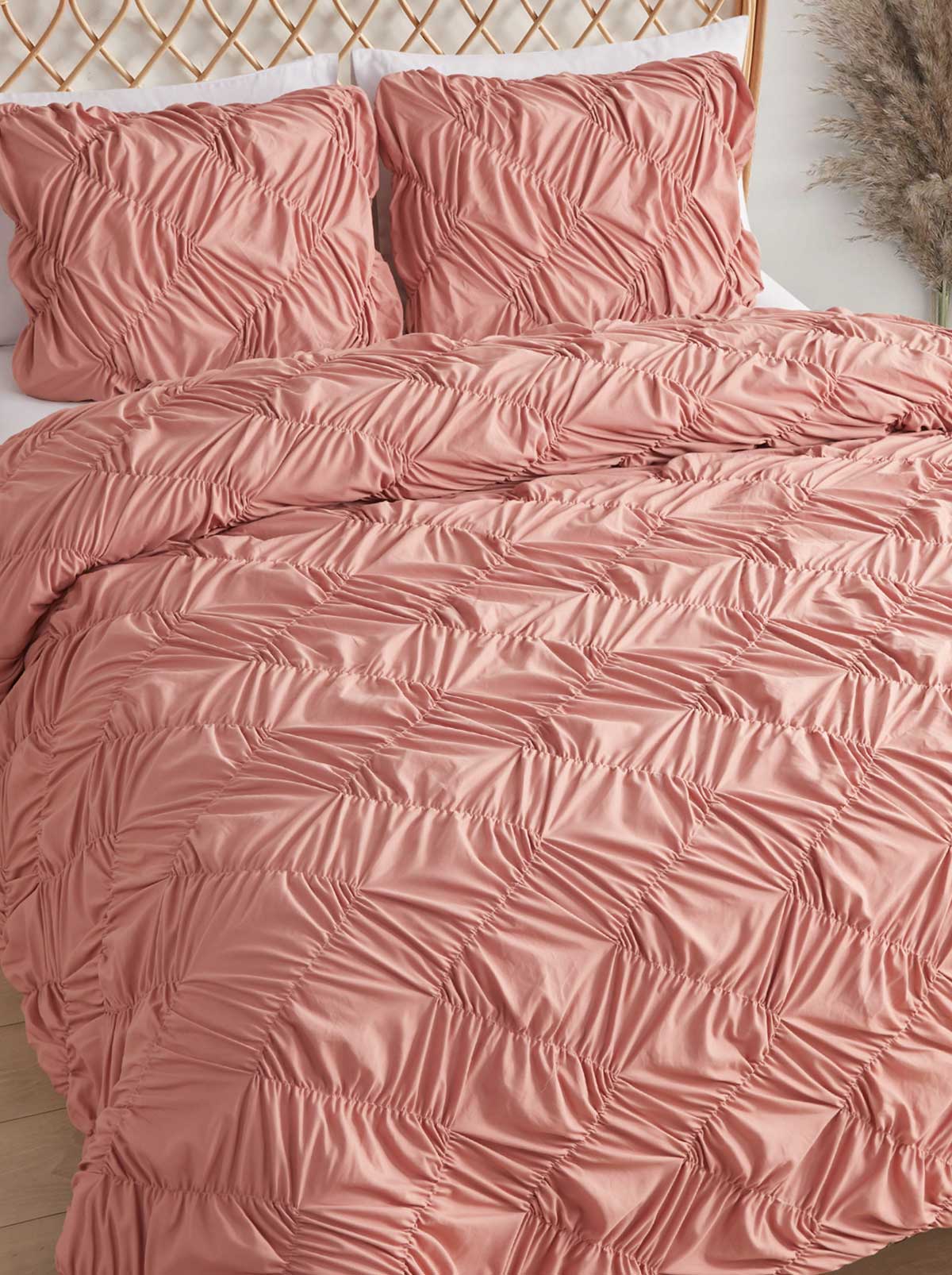 4085-emmy-textured-comforter-set-in-antique-rose-3.jpg Emmy Textured Comforter Set in Antique Rose