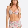 Lettuce Edge String Triangle Top in Animal Control