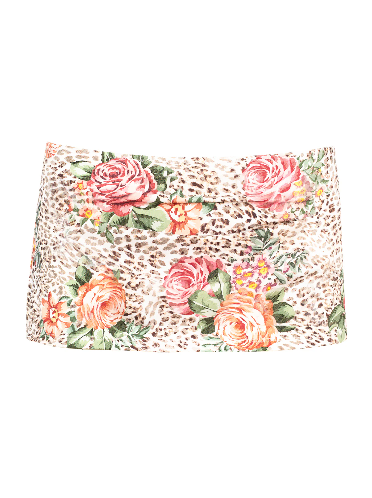 Mini Swim Skirt in Animal Control
