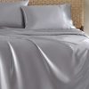 Silky Satin Sheet Set in Harbor Mist Grey