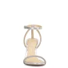 Baharia High Heel in Silver Shimmer