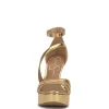Shyremin Platform Sandal in Gold