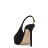 Sibilla High Heel in Black Suede