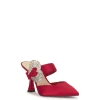 Favica High Heel in Red Muse