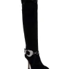 Kenzin Tall Boot in Black Suede