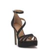 Shyremin Platform Sandal in Black