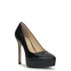 Sinelia Platform Pump in Black Snake