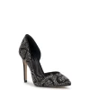 Prizma D'Orsay Pump in Black Leopard Sparkle