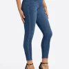 Jessica Simpson 2.0 Debbie High Rise Skinny Jeans in Brook