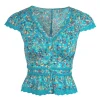 5294-alessia-blouse-in-tile-blue-acrylic-ditsy-6.webp Alessia Blouse in Tile Blue Acrylic Ditsy