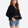 Elsie Babydoll Blouse in Black