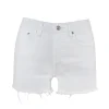 Hug Me High Rise Short in White