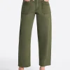 Relaxed Barrel Jeans in Forest Night