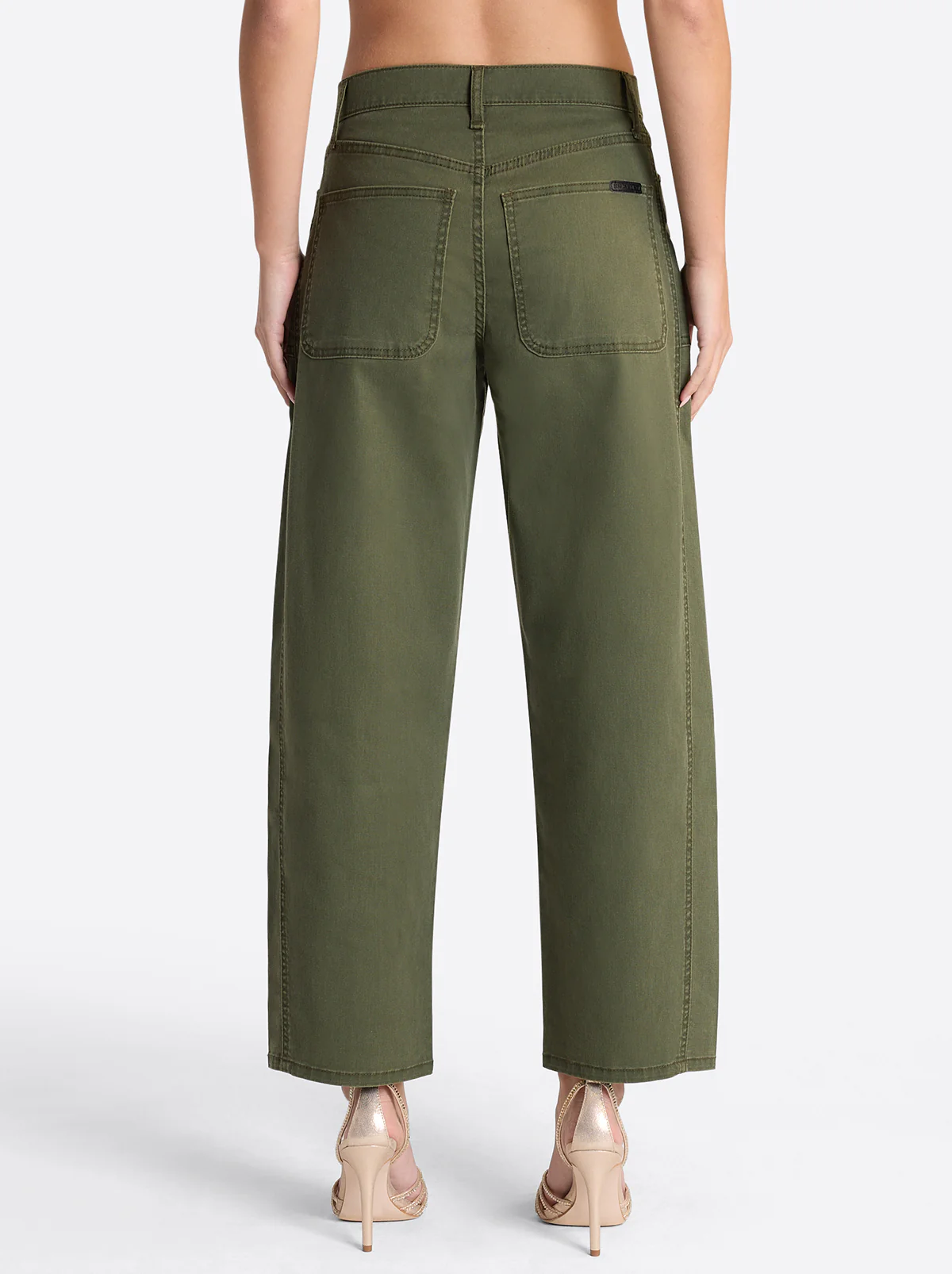 Relaxed Barrel Jeans in Forest Night