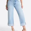 Valentine Wide Leg Boyfriend Jeans in Dearest