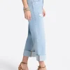 Valentine Wide Leg Boyfriend Jeans in Dearest
