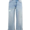 Valentine Wide Leg Boyfriend Jeans in Dearest