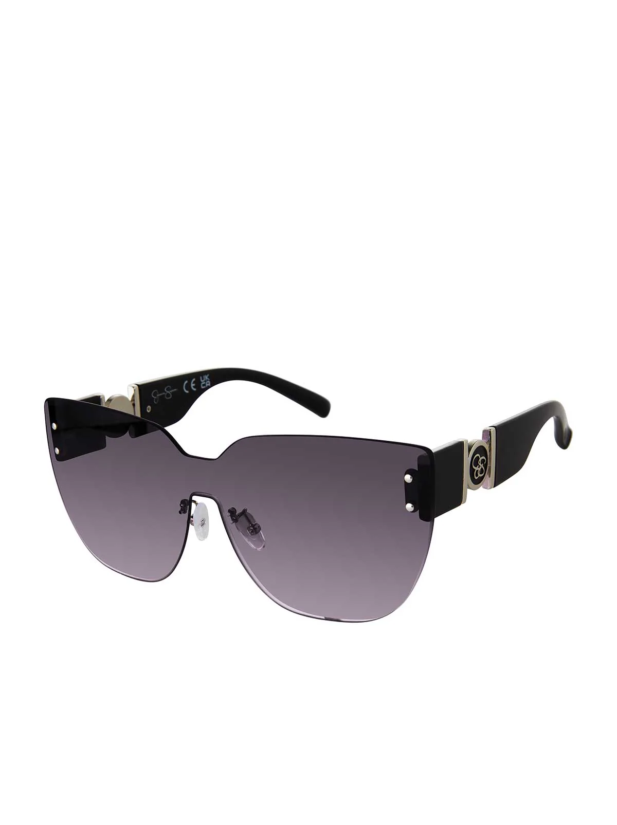 5461-rimless-cat-eye-shield-sunglasses-in-black-1.webp Rimless Cat Eye Shield Sunglasses in Black