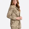 Kailani Blazer in Vanilla Ice Petite Leopard