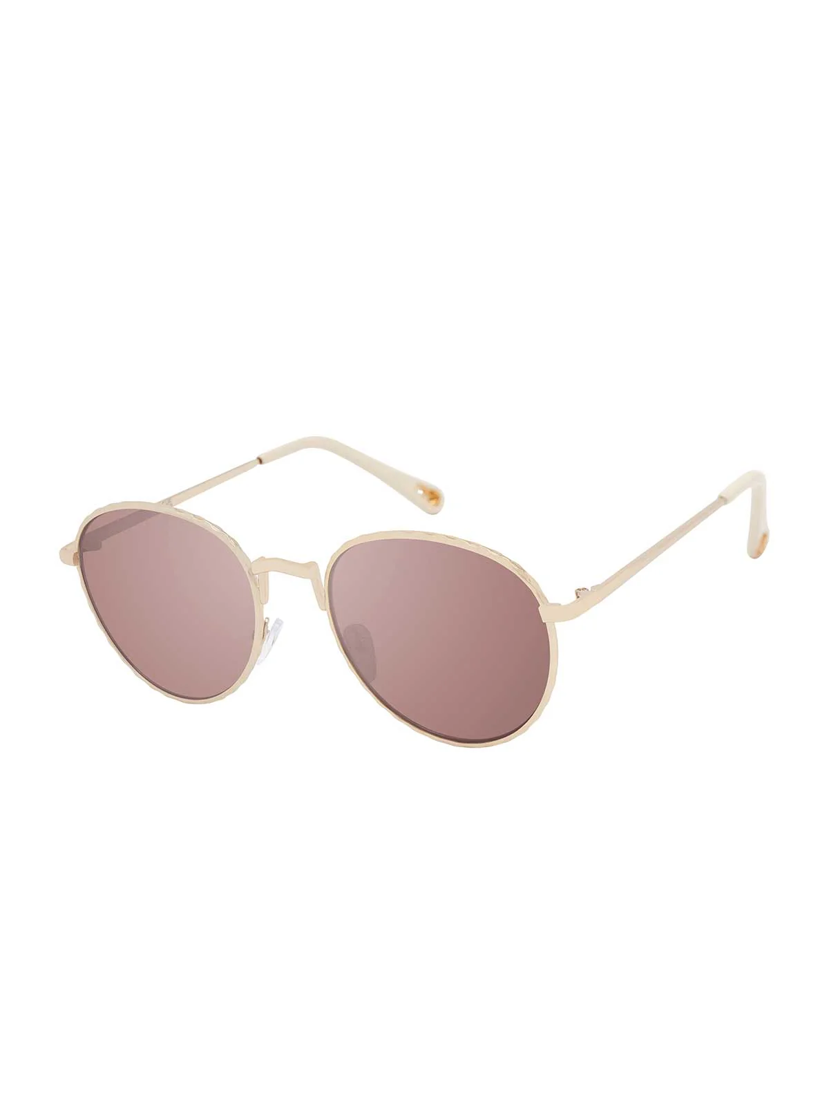 5704-stylish-metal-round-sunglasses-in-matte-champagne-1.webp Stylish Metal Round Sunglasses in Matte Champagne