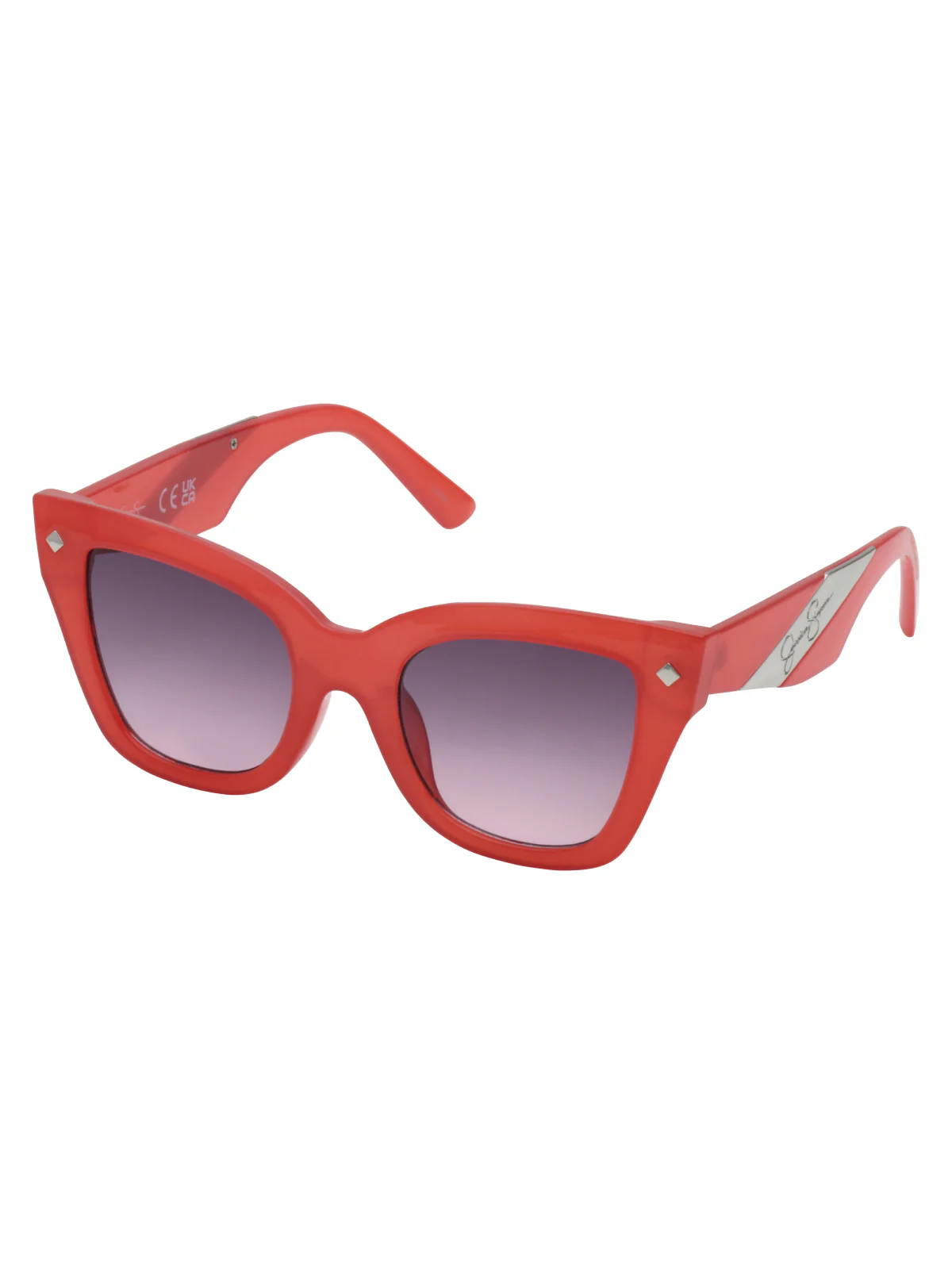 5726-bold-cat-eye-sunglasses-in-milky-coral-1.webp Bold Cat Eye Sunglasses in Milky Coral